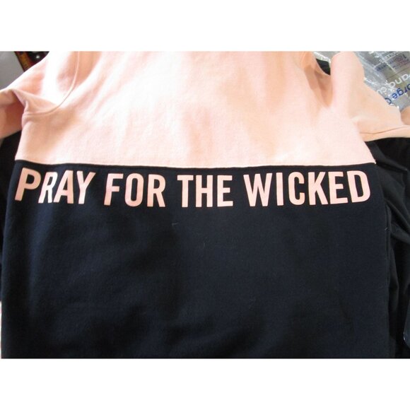 Panic At The Disco Pray For The Wicked Peach Black Hoodie Sweatshirt Unisex L - Picture 15 of 15